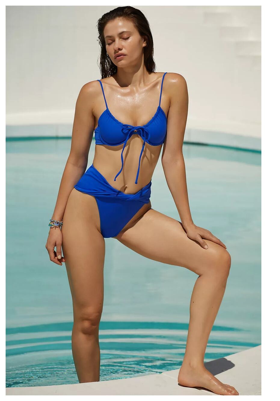 NEW Agua Bendita Lily Bikini Bottoms Size Medium